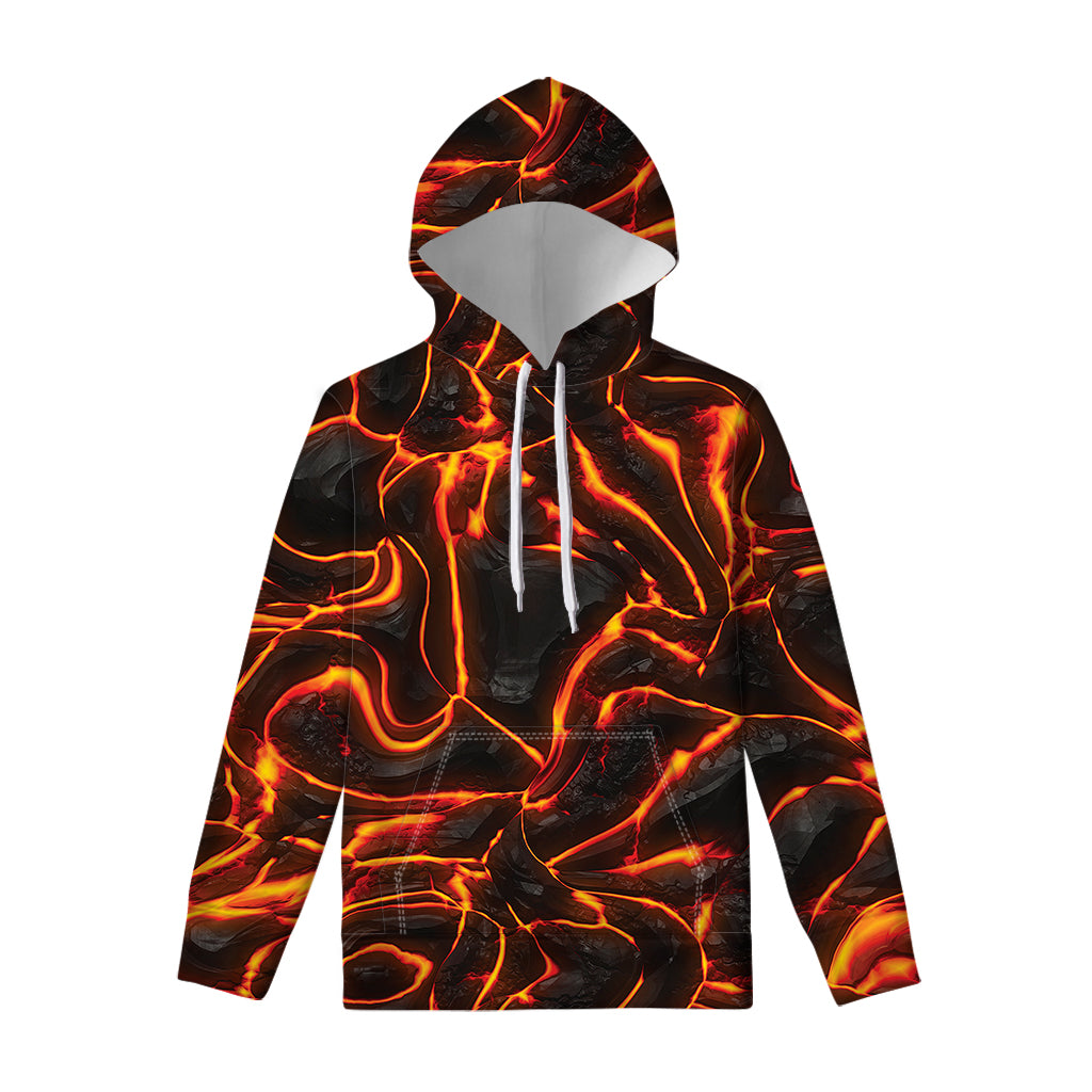 Lava Print Pullover Hoodie