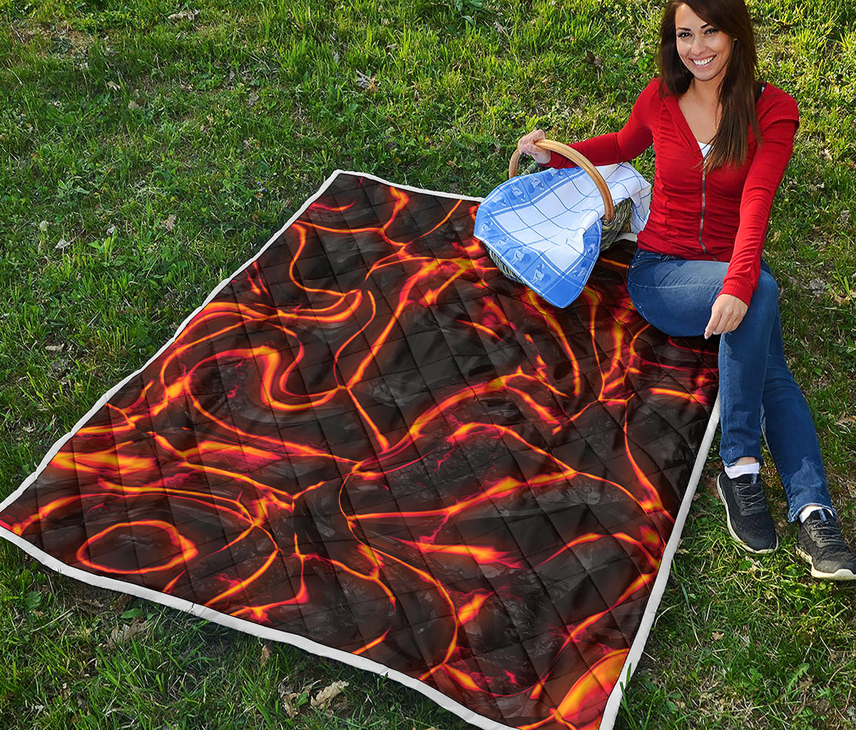 Lava Print Quilt