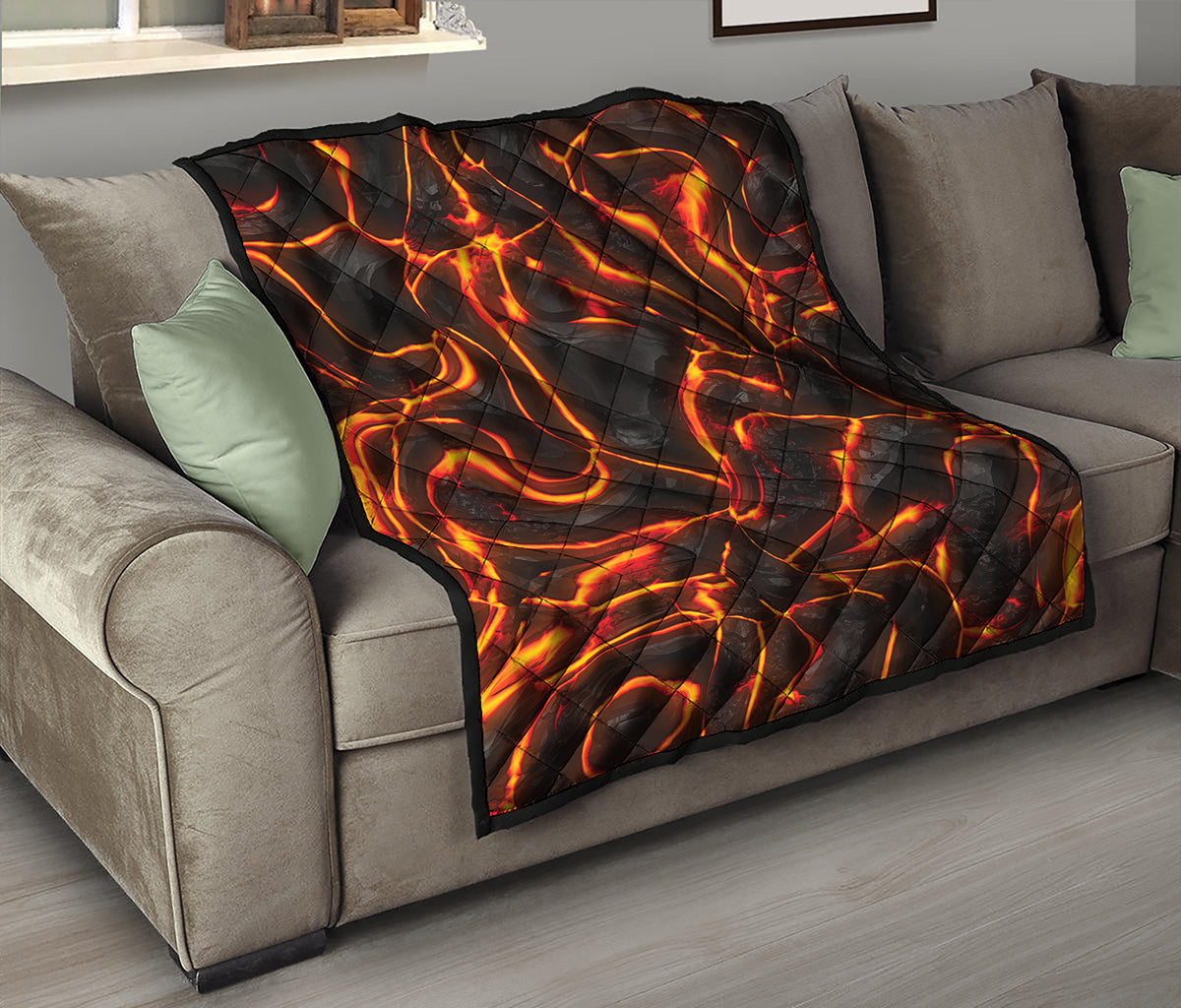 Lava Print Quilt