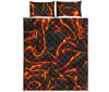 Lava Print Quilt Bed Set