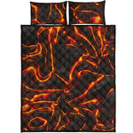 Lava Print Quilt Bed Set