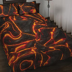 Lava Print Quilt Bed Set