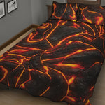 Lava Print Quilt Bed Set