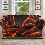 Lava Print Sofa Protector