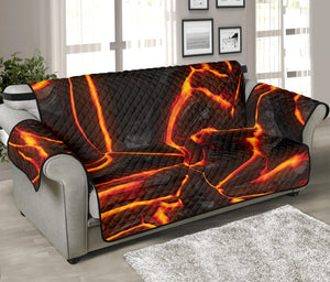 Lava Print Sofa Protector