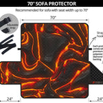 Lava Print Sofa Protector