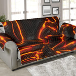 Lava Print Sofa Protector