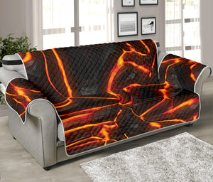 Lava Print Sofa Protector