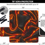 Lava Print Sofa Protector