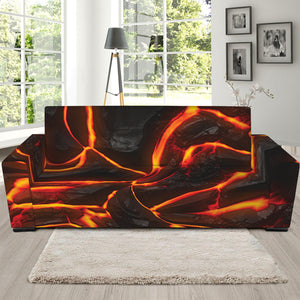 Lava Print Sofa Slipcover