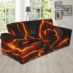 Lava Print Sofa Slipcover