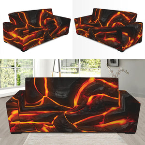 Lava Print Sofa Slipcover