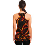 Lava Print Women's Racerback Tank Top