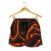 Lava Print Women's Shorts