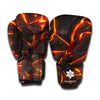 Lava Texture Print Boxing Gloves