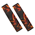 Lava Print Car Seat Belt Covers