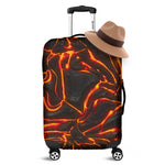 Lava Texture Print Luggage Cover