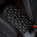 Lavender Flowers Pattern Print Car Center Console Cover