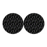 Lavender Flowers Pattern Print Car Coasters