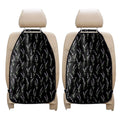Lavender Flowers Pattern Print Car Seat Organizers