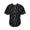 Lavender Flowers Pattern Print Men's Baseball Jersey