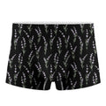 Lavender Flowers Pattern Print Men's Boxer Briefs