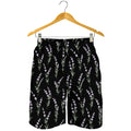 Lavender Flowers Pattern Print Men's Shorts