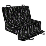Lavender Flowers Pattern Print Pet Car Back Seat Cover
