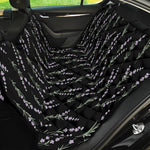 Lavender Flowers Pattern Print Pet Car Back Seat Cover
