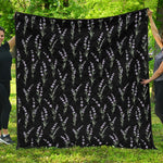 Lavender Flowers Pattern Print Quilt