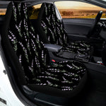 Lavender Flowers Pattern Print Universal Fit Car Seat Covers