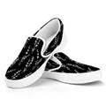 Lavender Flowers Pattern Print White Slip On Sneakers