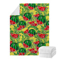 Leaf Watermelon Pieces Pattern Print Blanket