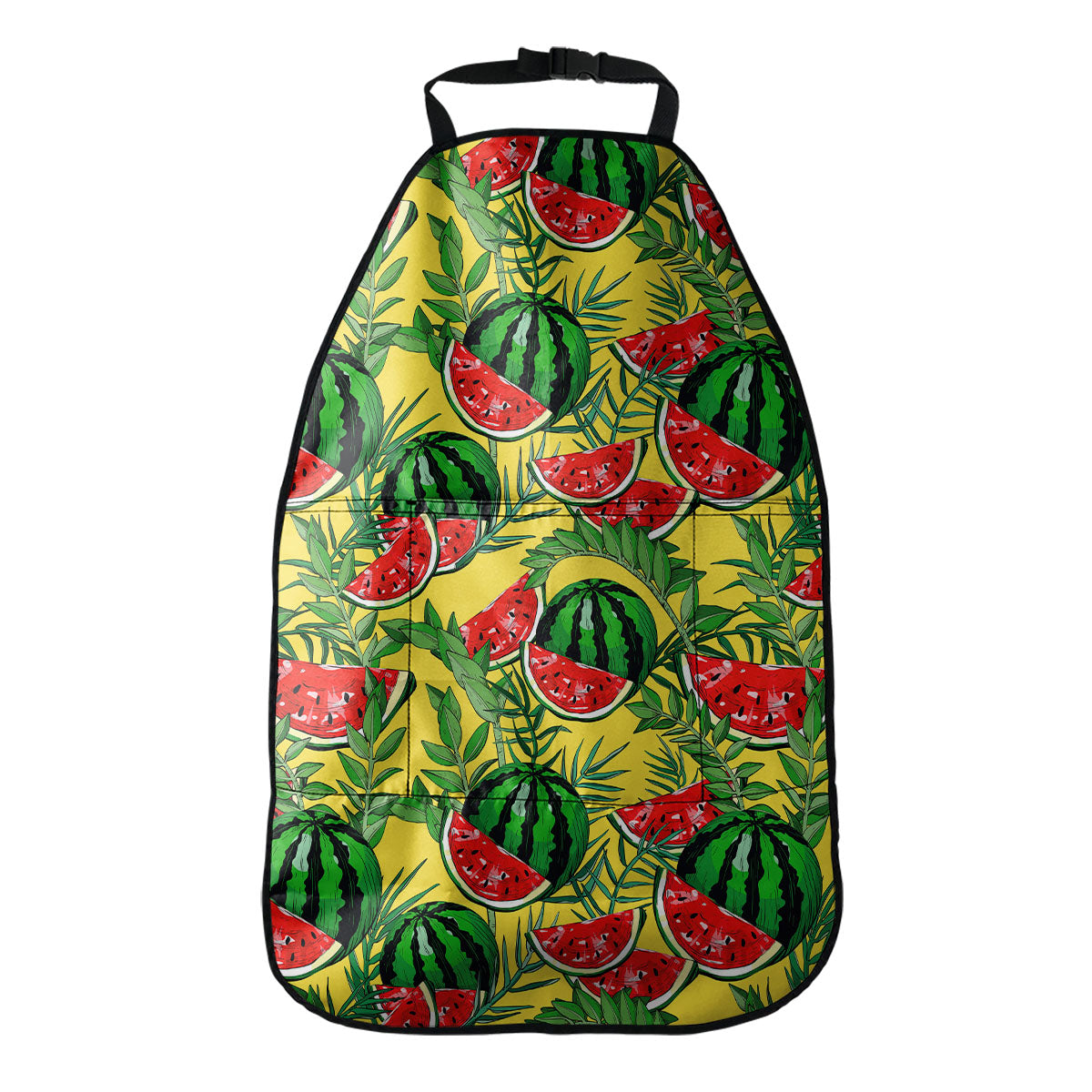 Leaf Watermelon Pieces Pattern Print Car Seat Organizers