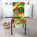 Leaf Watermelon Pieces Pattern Print Dining Chair Slipcover