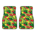Leaf Watermelon Pieces Pattern Print Front Car Floor Mats