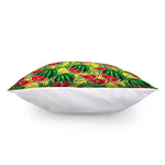 Leaf Watermelon Pieces Pattern Print Pillow Cover