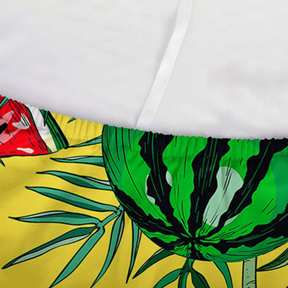 Leaf Watermelon Pieces Pattern Print Sofa Cover