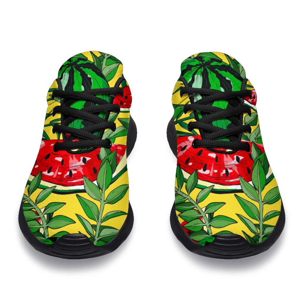 Leaf Watermelon Pieces Pattern Print Sport Shoes GearFrost