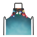 LED Christmas String Lights Print Apron