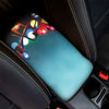 LED Christmas String Lights Print Car Center Console Cover