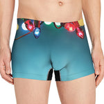 LED Christmas String Lights Print Men's Boxer Briefs