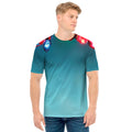 LED Christmas String Lights Print Men's T-Shirt