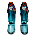 LED Christmas String Lights Print Muay Thai Shin Guards