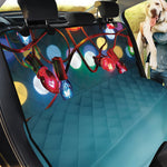 LED Christmas String Lights Print Pet Car Back Seat Cover