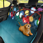 LED Christmas String Lights Print Pet Car Back Seat Cover