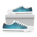 LED Christmas String Lights Print White Low Top Sneakers