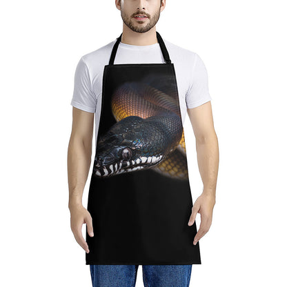 Leiopython Snake Print Apron