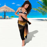 Leiopython Snake Print Beach Sarong Wrap