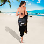 Leiopython Snake Print Beach Sarong Wrap